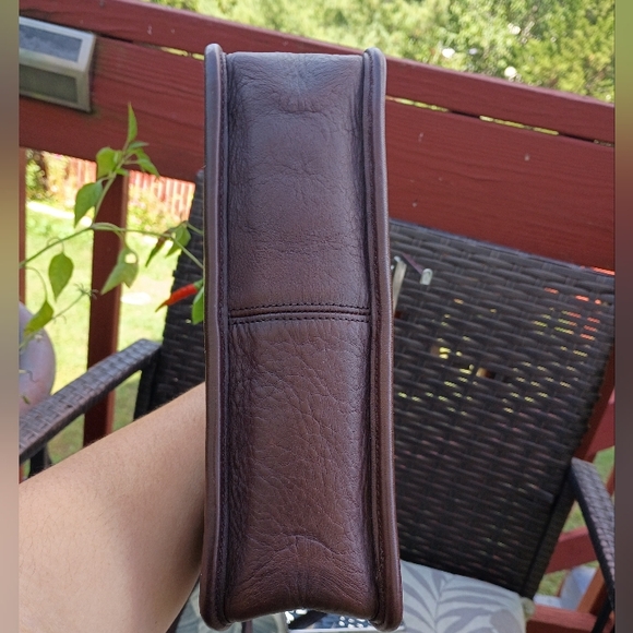Vintage Coach Willis Bag 9927 Cross Body Mahogany Brown, 1990s - Picture 11 of 17
